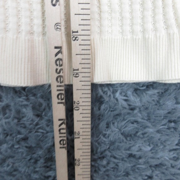 J Crew Sweater Womens Small Off White Short Sleeve Ruffle Cardigan Top NWT - Picture 4 of 11